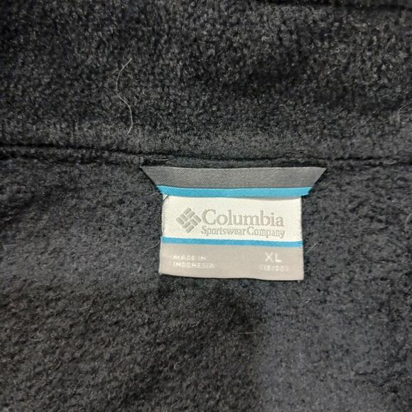 Columbia XB1107 Unisex Youth Granite Mountain Fleece Black Jacket Sz XL (18/20) - Picture 3 of 16